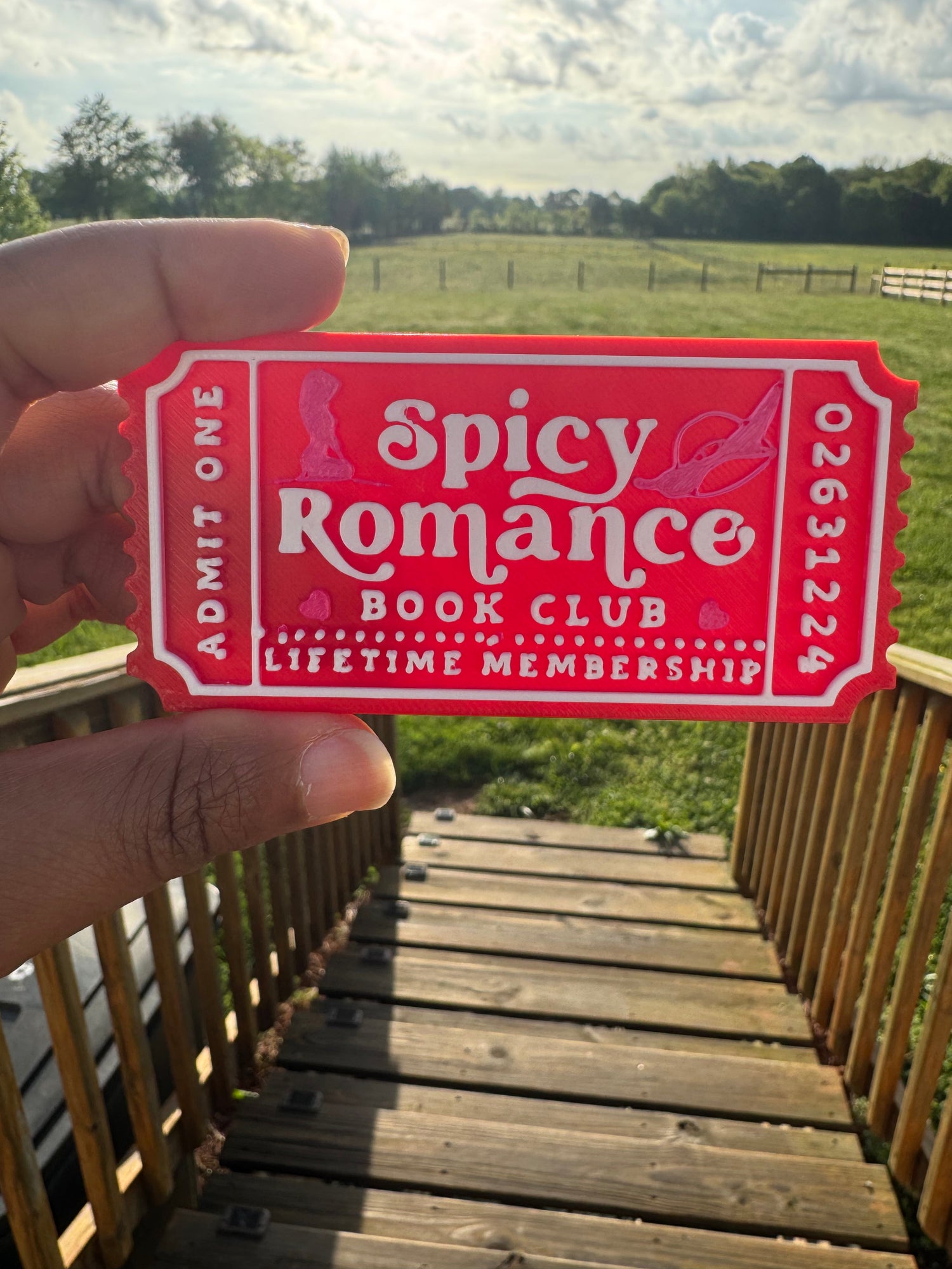 3d Printed Bookish Tickets