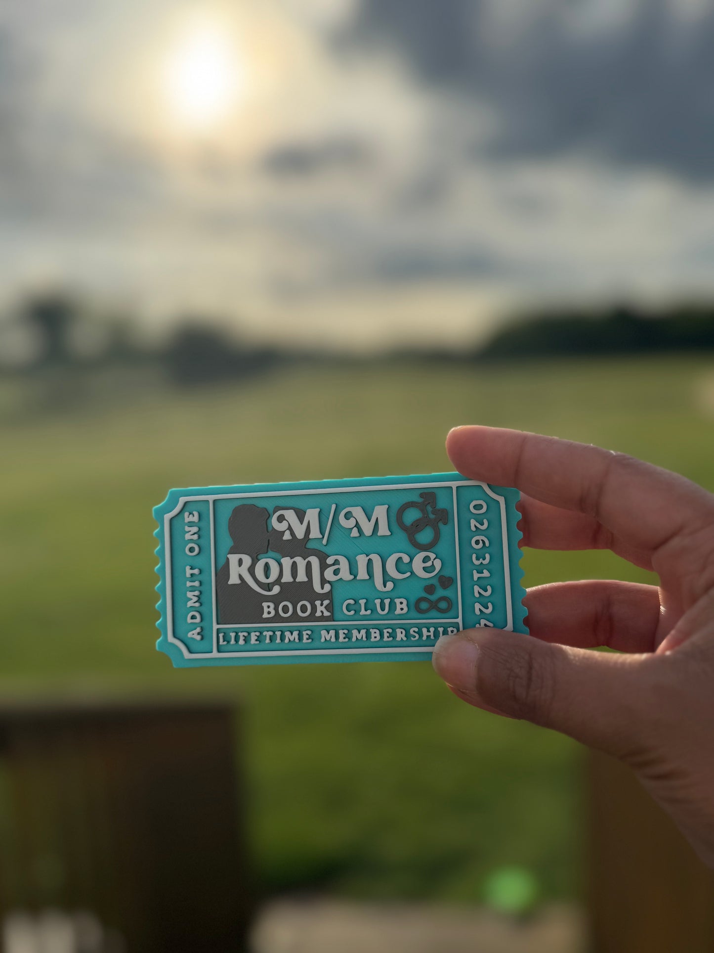 Unleash your love for M/M Romance with this 3D Bookish Ticket